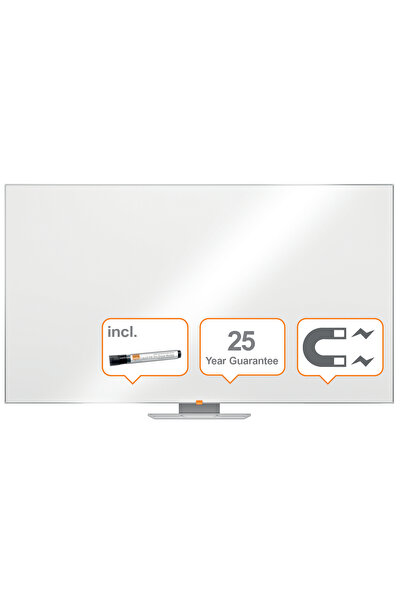 MC Micostore Magnetic whiteboard enameled steel widescreen 70" prestige nobo