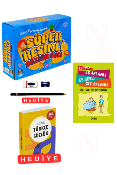Yuva Yayınları Süper Resimli Türkçe Resimli İngilizce Resimli Atasözleri ve D...