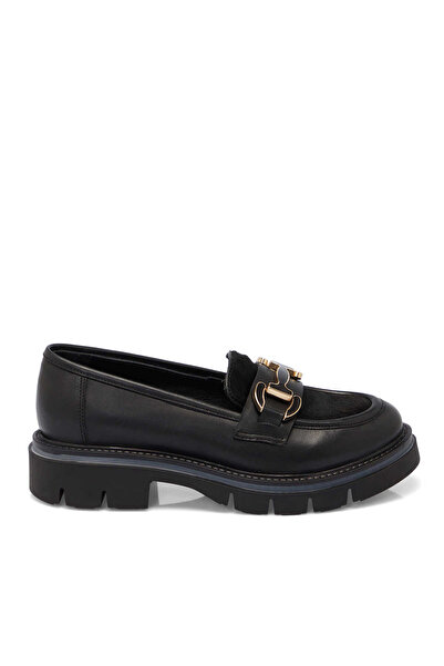 Tergan Siyah Hakiki Deri Kadın Loafer - K25S1AY68335-A23