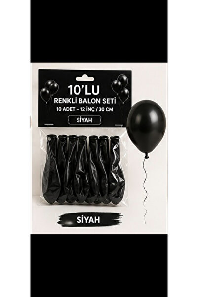 aloha concept 10’lu Renkli Balon Seti 12 İnç 30 cm – Doğum Günü Parti Süsleme...