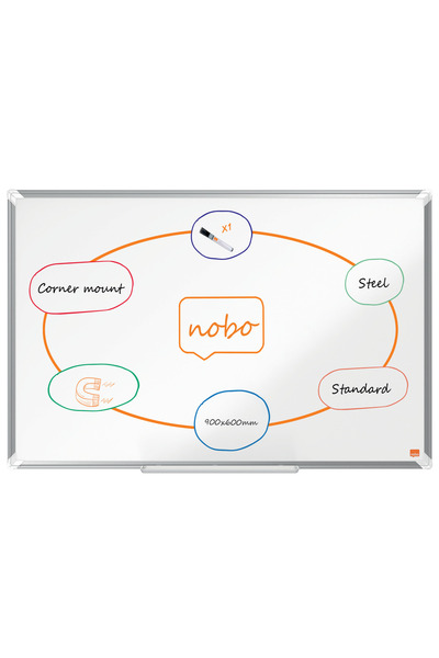 MC Micostore Whiteboard magnetic otel lacuit 60*90cm premium plus nobo