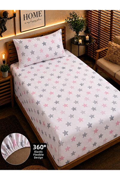 İsmail Gürel Single Elastic Sheet Set Patterned 100X200 |   Cotton |