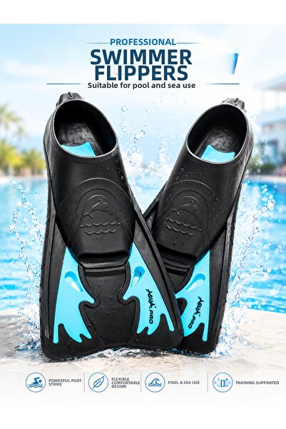 TRENDZONE Professional Swimming Flippers with Carrying Bag – Aqua Pro Swimmer...