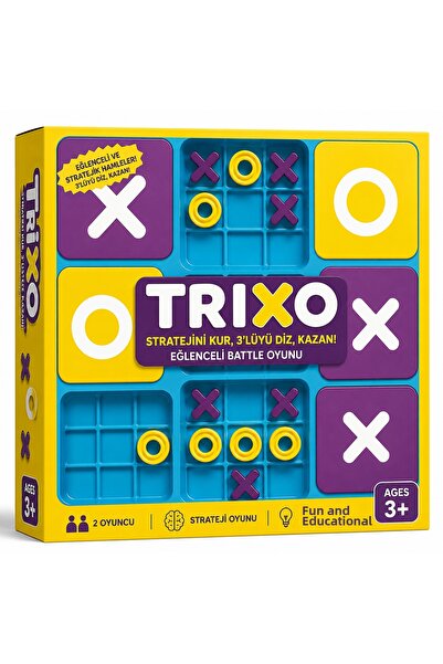 do toys لعبة تريكسو XOX - لعبة استراتيجية وقتالية - لعبة ذكاء ممتعة لثلاثة لا...