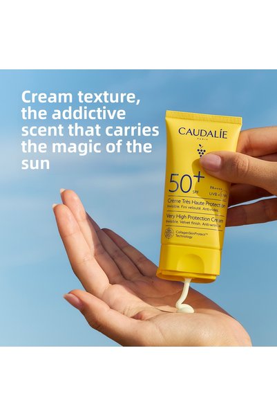 Caudalie واقي شمس يوفر حماية عالية جدًا بعامل حماية 50+ سعة 50 مل