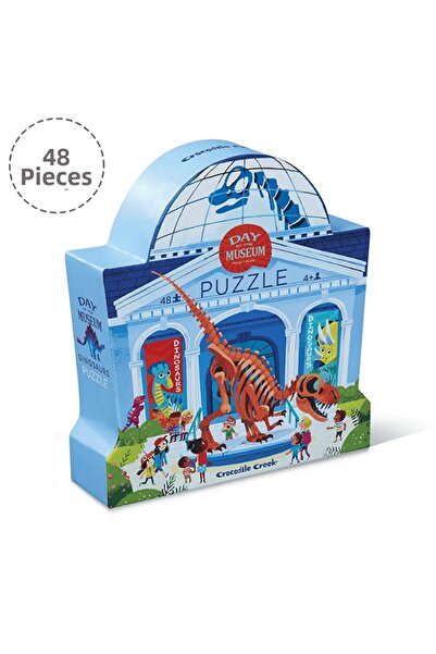 Crocodile Creek A Day at the Museum Puzzle - 48 Pieces - Dinosaur