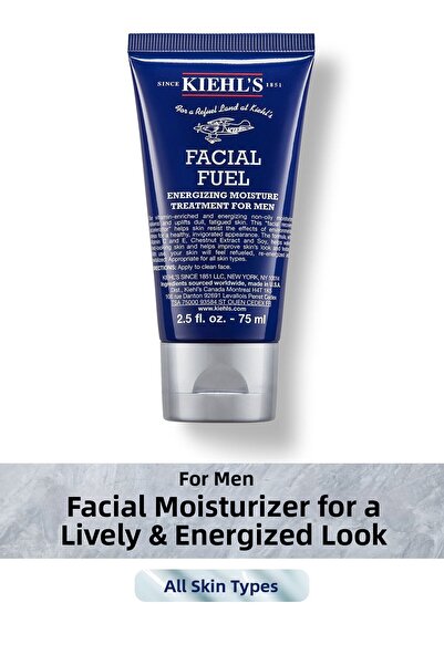 Kiehl's Facial Fuel Moisturizer 75 ml |   Cream That Revitalizes the Skin, Pr...