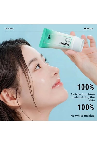 K- Beauty Frankly-Cicahae Sunscreen Spf50+ - Cica Barrier Protective Soothing Sunscreen 50 ml