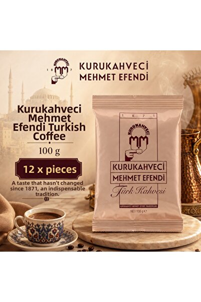 Mehmet Efendi قهوة تركية تقليدية 100 جرام × 12 قطعة
