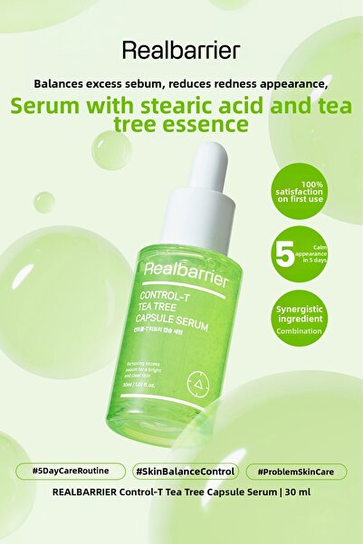 Real Barrier Anti-Oversized Sebum and Anti-Redness Serum Realbarrier Control-...