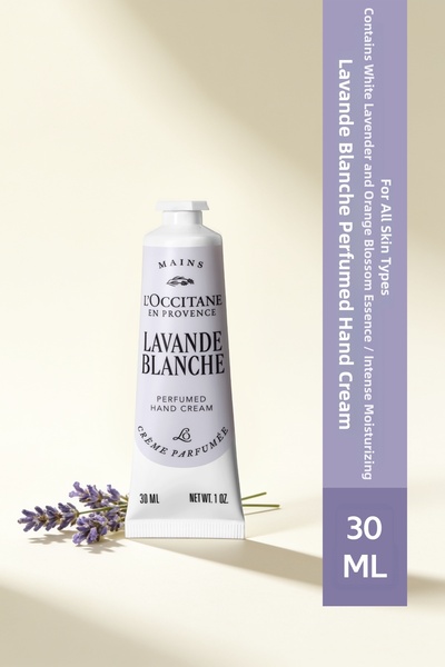 L'Occitane Lavande Blanche Hand Cream, Nourishing and Moisturizing, Containin...