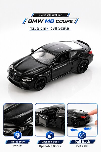 YILDIRIM OYUNCAK Die Cast Bmw M8 Competition Coupe Model Car 12.5cm – 1:38 Sc...