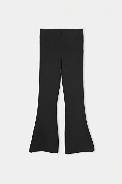 TRENDYOLKIDS Black Knitted Girls' Tights Tkdaw27Ta00003