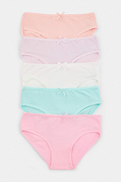 TRENDYOLKIDS Multicolored Girl's 5-Piece Panties
