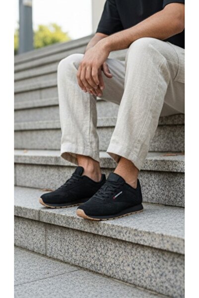 STAR STEP Men's Black Crepe Lace-Up Daily Comfortable Casual Comfortable Ligh...