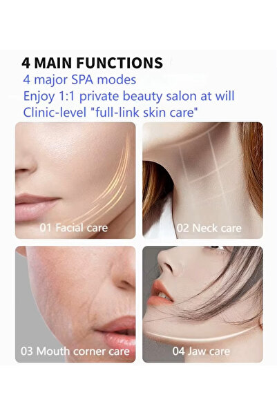 MOGODA Aparat de masaj facial electric, anti-rid, portabil, cu vibrații, pentru lifting și fermitate a pielii.