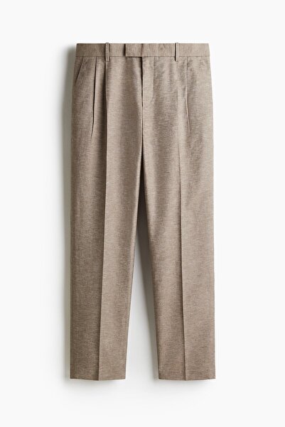 H&M Keten Karışımlı Şık Pantolon Regular Fit