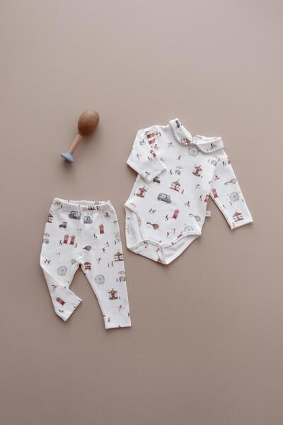 OhlalaKoala Puffy Sleep Lunapark Serisi Body Tayt Takım