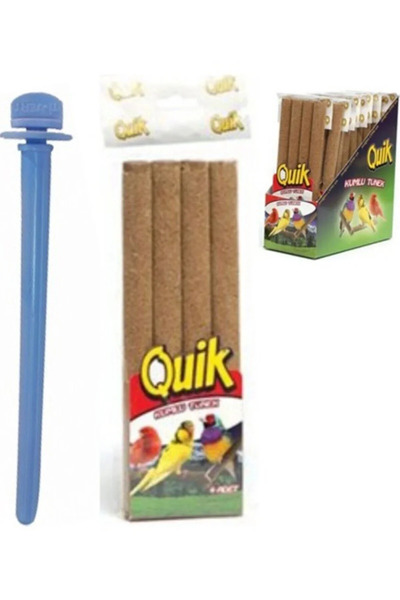 Quik Kumlu Tünek 4'lü (Plastik Tünek Hediyeli)