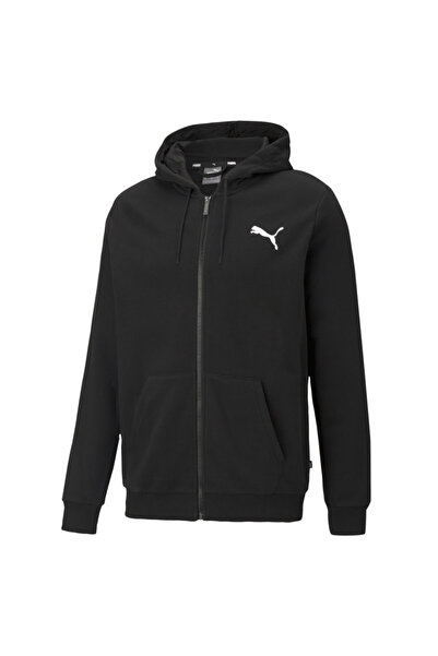 Puma Ανδρικό τζάκετ με κουκούλα Ess Small Logo Fz Hoodie Tr Black-c 58670451