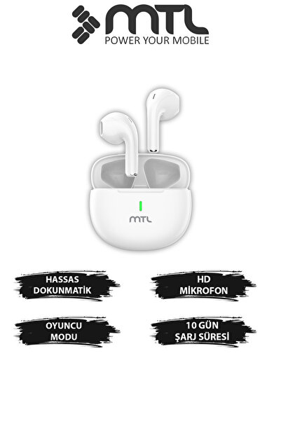 MTL TWS Kablosuz Bluetooth Kulaklık Şık ve Hafif Tasarım Yüksek Ses Kalitesi ...