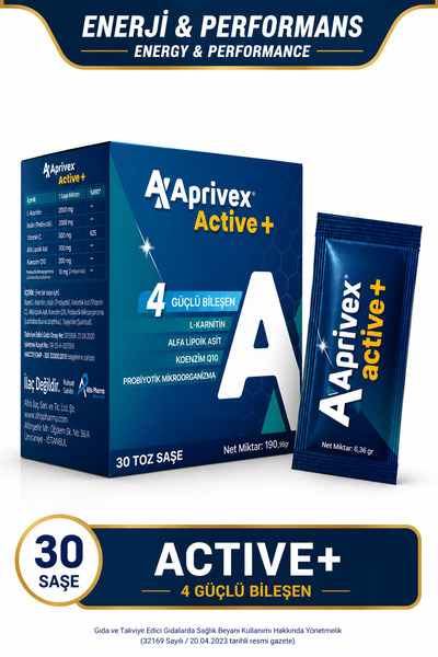 Aprivex إل-كارنيتين النشط، حمض ألفا ليبويك، الإنزيم المساعد كيو 10، بكتيريا ا...