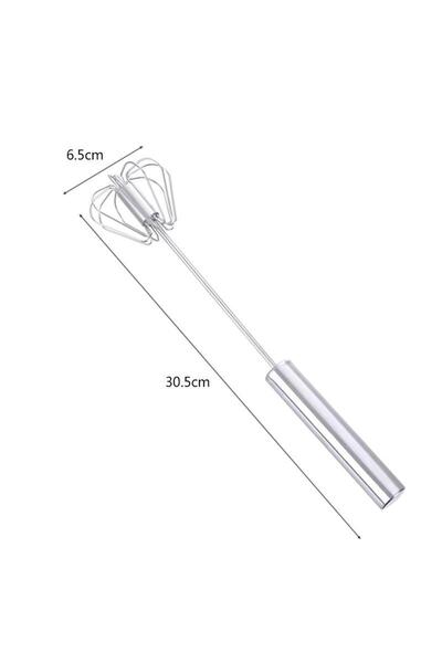 optana Manual Press Egg Cream and Milk Frothing Hand Mixer