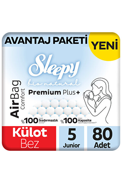 Sleepy Bio Natural Premium Plus Airbag Comfort Avantaj Paketi Külot Bez 5 Num...
