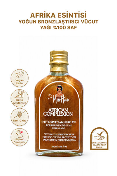 Dr. Mom Hand Afrika Esintili - Yoğun Bronzlaştırıcı Vücut Yağı %100 Saf 200ml