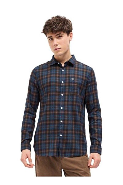 The Bear House Men's Multi-Color Checked Slim Fit Casual Shirt for Every Occa...