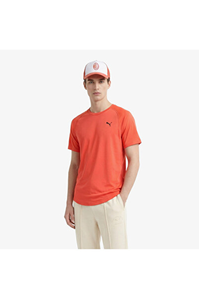 Puma Pwrtrain Fabric Mix Tricou roșu de antrenament pentru bărbați