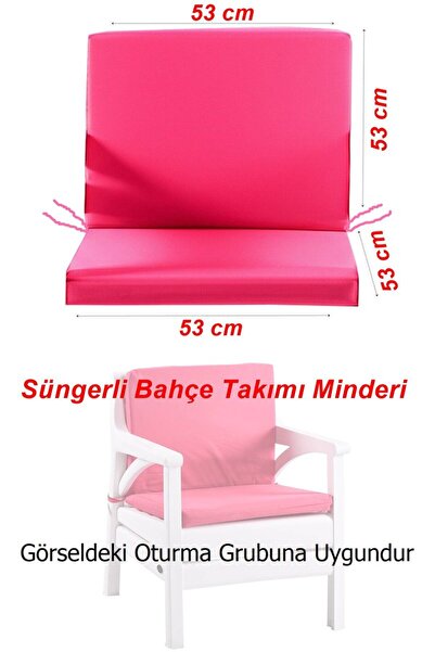 Yekta Home Holiday Koltuk Minderi Balkon Bahçe Takımı Oturma Grubu Minderi Sü...