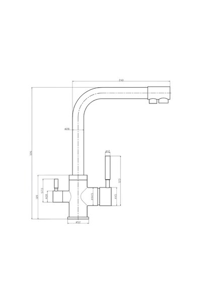 Penta Drinking Water (Purification) Sink Faucet 6335B