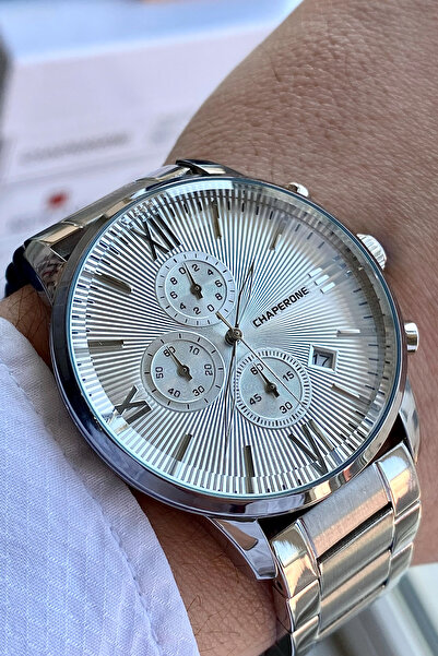 Chaperone Ch204M Men's Wristwatch with Steel Strap