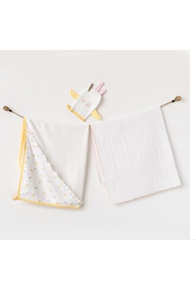 andywawa Baby Towel Set 3 Pieces White