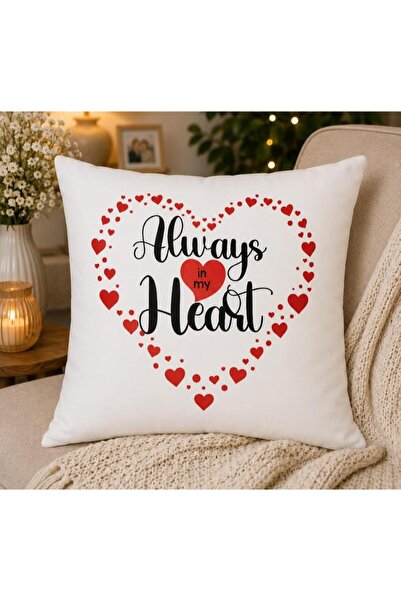 OEM Perna Personalizata ''Always in my Heart'' 40x40 cm