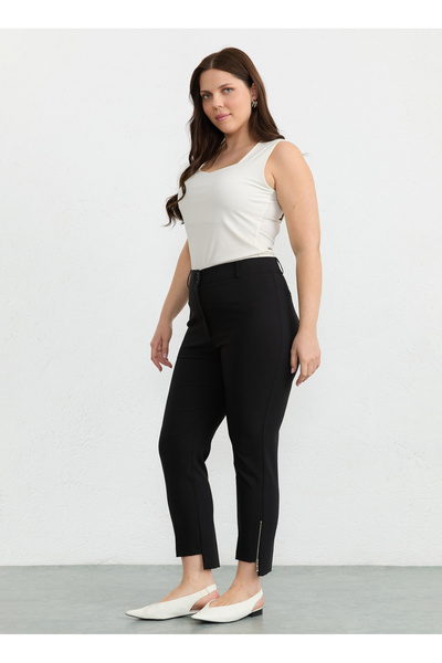 Selen Siyah Kadın Pantolon 26YSL5573