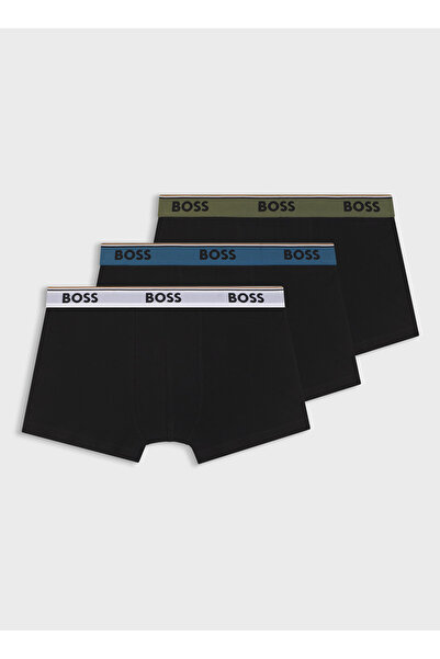 BOSS Lacivert Erkek Boxer Trunk 3P Power