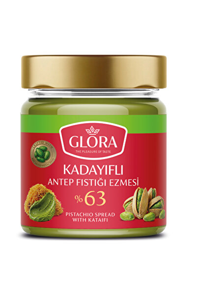 Glora Kadayıflı Antep Fıstığı Ezmesi (%63 Antep Fıstıklı) 200gr
