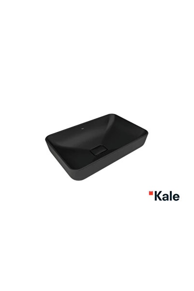KALE Zero 2.0 Dikdörtgen Çanak Lavabo 60x40cm Mat Siyah