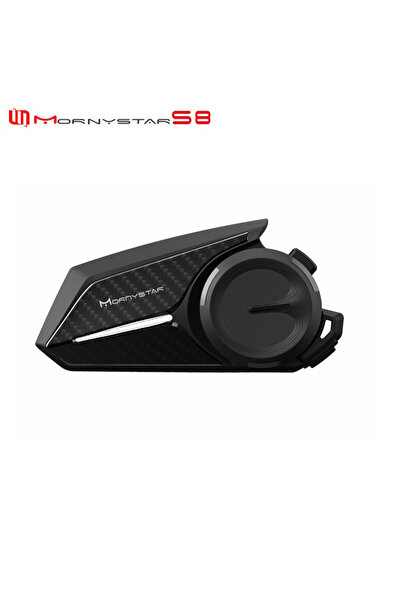 Choice3 سماعة رأس خوذة دراجة نارية من ألياف الكربون Mornystar S8 Intercom مزو...
