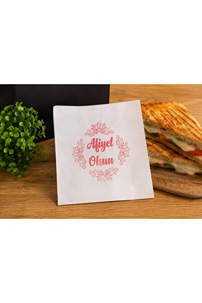 ecen ambalaj Hamburger, Tost Kağıdı Beyaz 13x13cm 1000 Adet