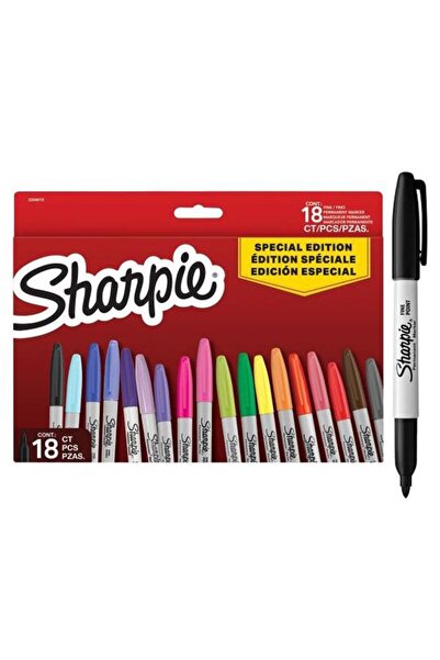 Sharpie SHARPİE FİNE PERMANENT MARKÖR SPECİAL EDİTİON 18 RENK