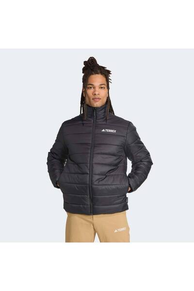 adidas Jachetă neagră pentru exterior pentru bărbați Terrex Multi Essentials ...