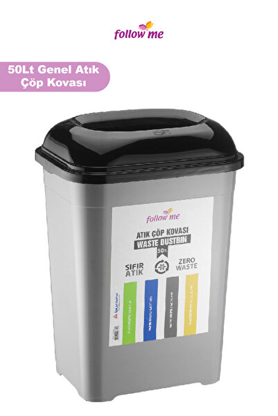 follow me Atık Geri Dönüşüm Kutusu (50 Litre)
