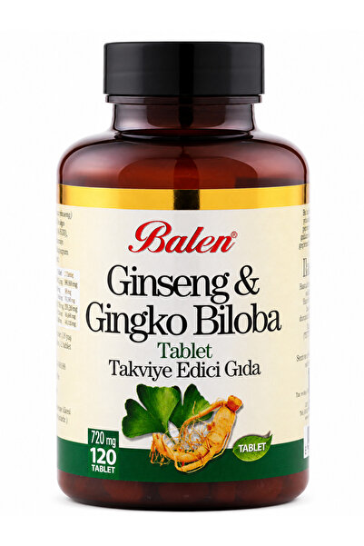 Balen GİNSENG& GİNKGO BİLOBA TABLET 720 MG*120