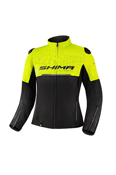 SHIMA Drift Kadın Korumalı Motosiklet Montu Sarı