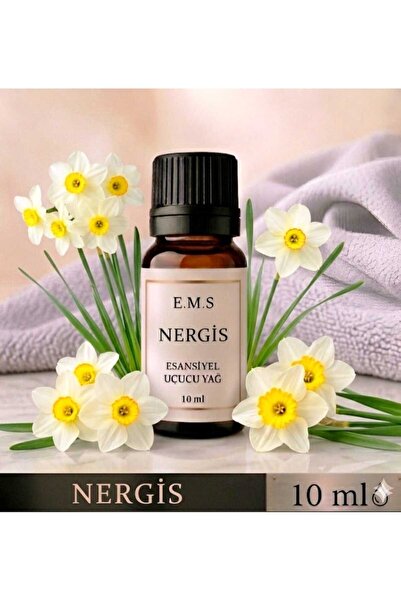 E.M.S AVM NERGİS Esansiyel Uçucu Yağ Buhurdanlık Yağı Difüzör Esansı Oda Koku...
