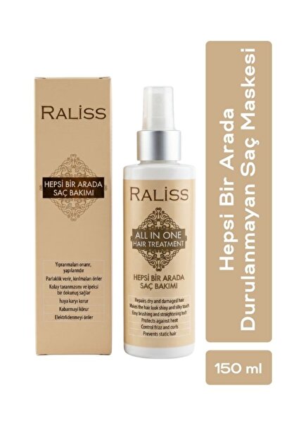 Raliss All In One Haır Treatment Hepsi Bir Arada Durulanmayan Saç Maskesi 150 ML