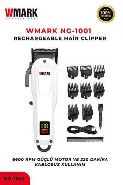 Wmark NG -1001 TIRAŞ MAKİNESİ -USB ŞARJ